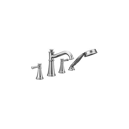 Moen 4H Roman Tub Trim Chr T9024